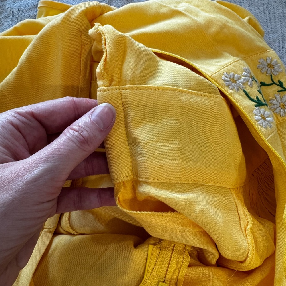 Trashy Diva Daisy Mae Yellow Embroidered Dress size 8 - Picture 7 of 7